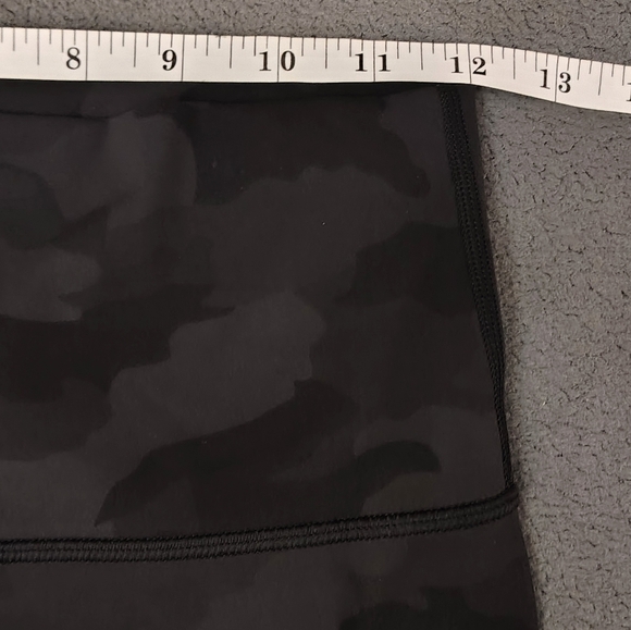 Lululemon Wunder Under High-Rise Crop 31" Full On Luxtreme Leggings Black Camo 6 - Picture 4 of 7